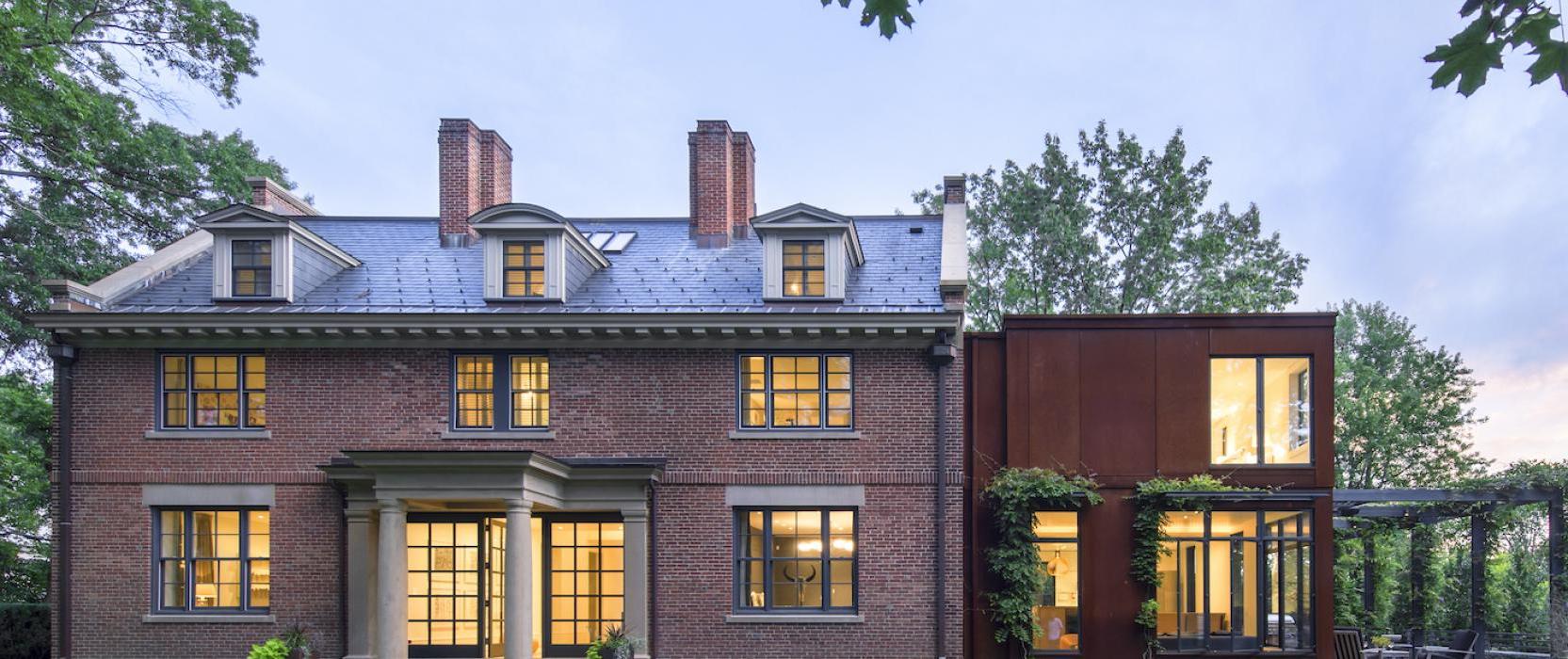 Thoughtforms, Georgian Revival, Chuck Choi, Exterior, Contemporary Addition