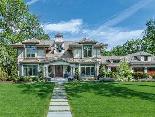 The Arts and Crafts-style meets English Country in a custom suburban Boston home 