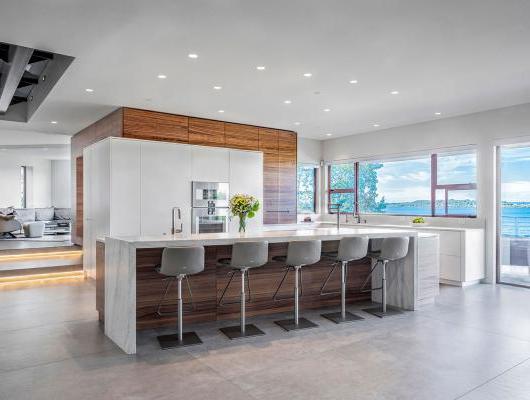 Modern coastal kitchen by Divine Design Center